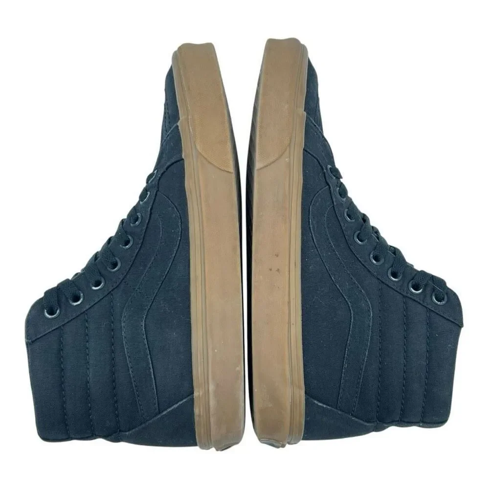 VANS Unisex Skate Sk8-Hi Reissue Athletic Skateboard Shoes Black Size 9/7.5